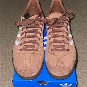 Adidas Men's Handball Spezial brown/white Suede Sneakers. 10.5. Ftlr exclusive